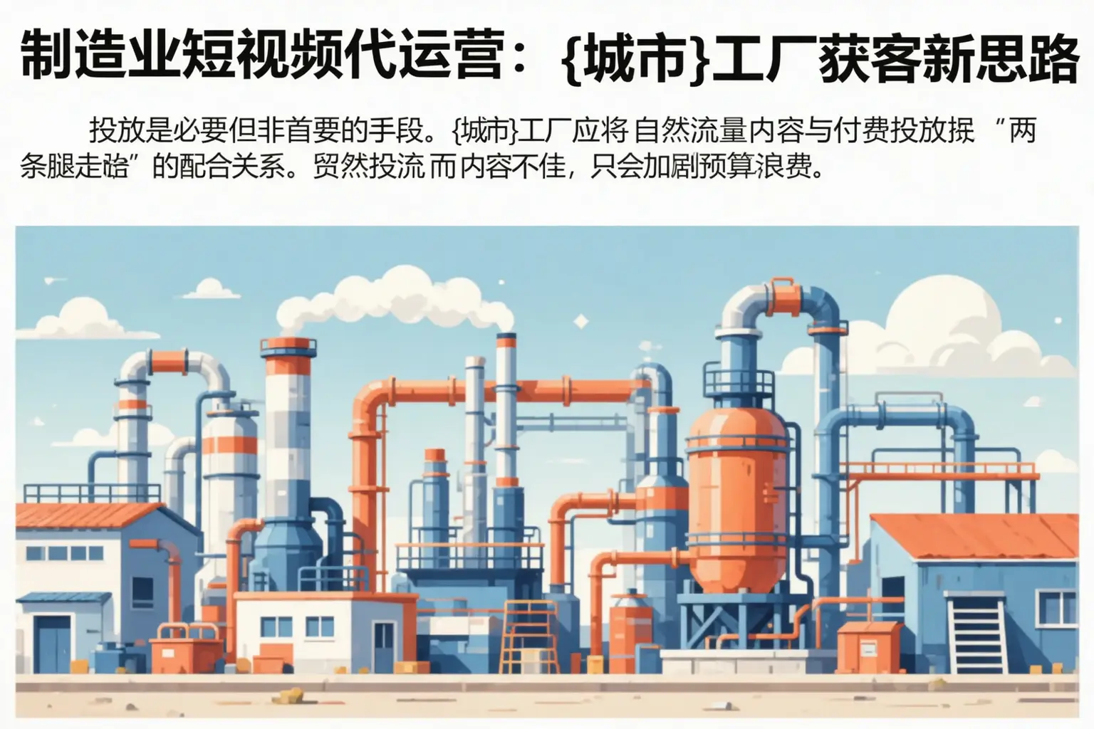制造业短视频代运营：集美工厂获客新思路